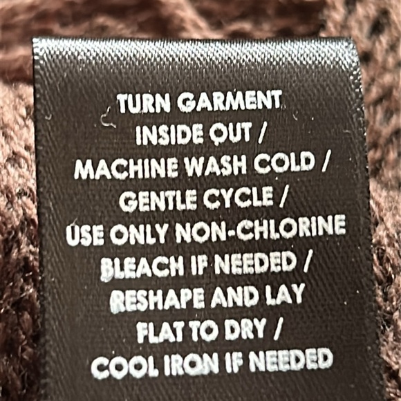 Social Collision/Hot Topic Distressed Crop Sweater Brown-JR Size 1/XS NWOT - Picture 13 of 14